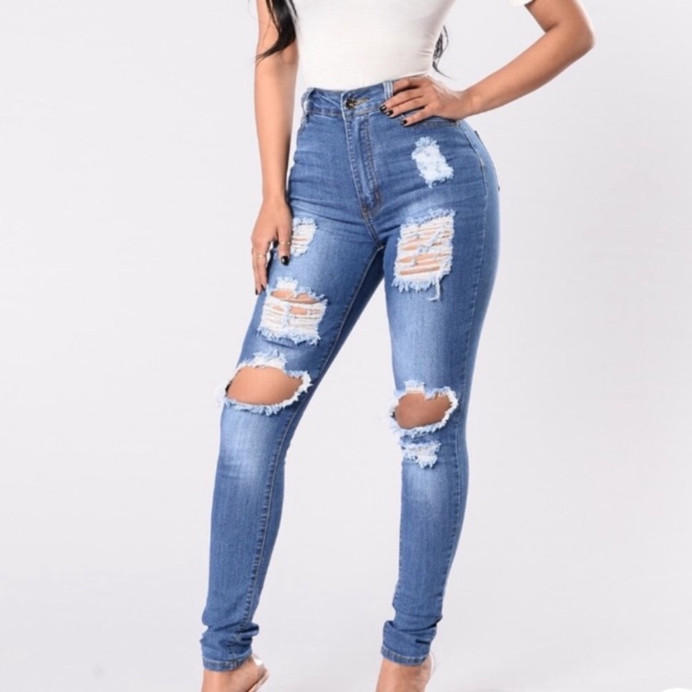 Fashion Nova High Waits Denim Jeans